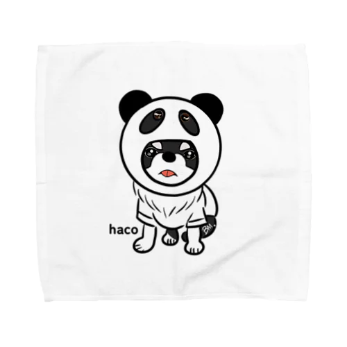 チワワのhacoちゃん（パンダ） Towel Handkerchief