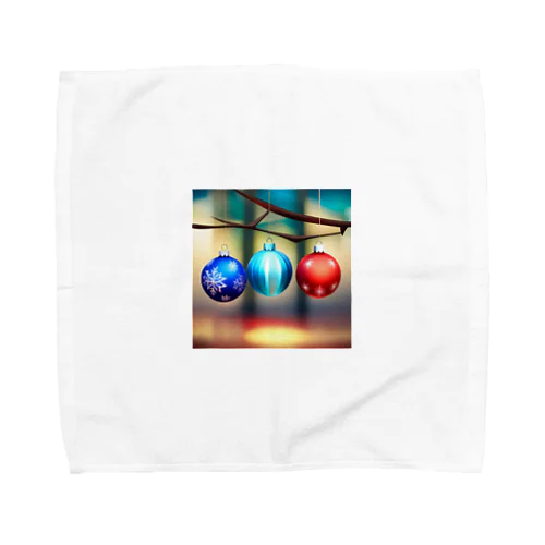 クリスマスオーナメント（Christmas Ornaments） Towel Handkerchief