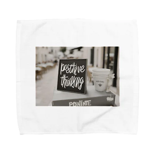 "Positive Thinking" Towel Handkerchief
