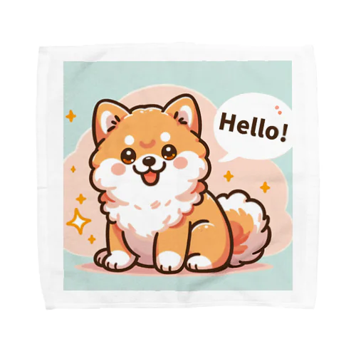 もふもふ柴犬 Towel Handkerchief