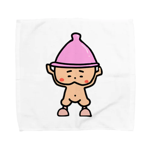 ちんちんに熱い巾着くん【ハットver】 Towel Handkerchief