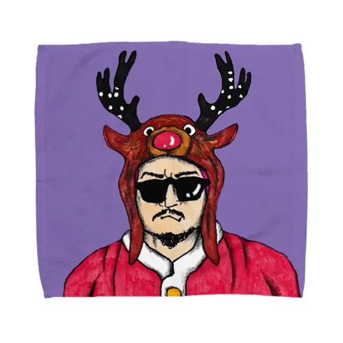 Reindeer Dave Towel Handkerchief