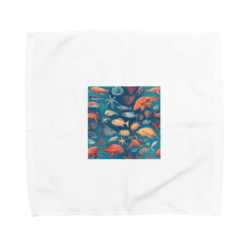 海洋生物 Towel Handkerchief