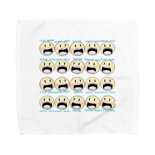 Cherish family memories（Baby teeth） Towel Handkerchief