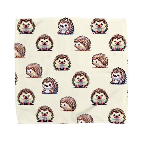 ドット絵のハリネズミver.6 Towel Handkerchief