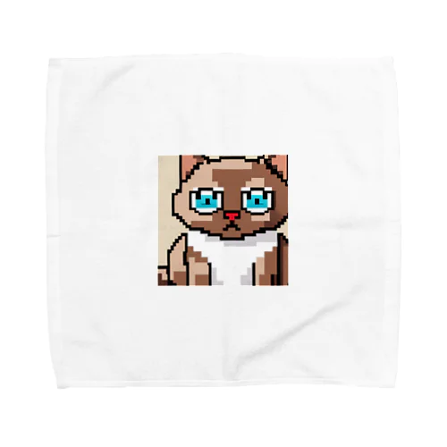 ドット絵マンチカン Towel Handkerchief