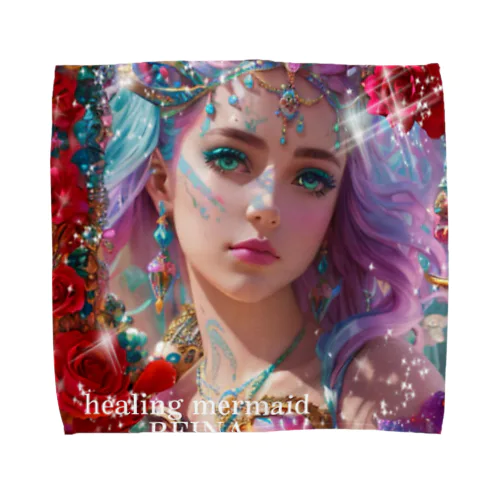 healing mermaid REINA Towel Handkerchief