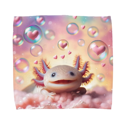 ウーパールーパー Towel Handkerchief