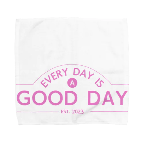 日日是好日（ピンク） Towel Handkerchief