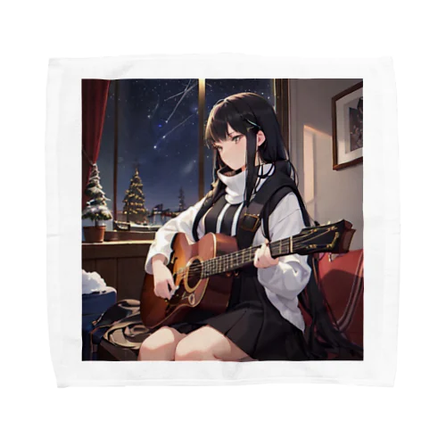 ギター少女　リオ Towel Handkerchief