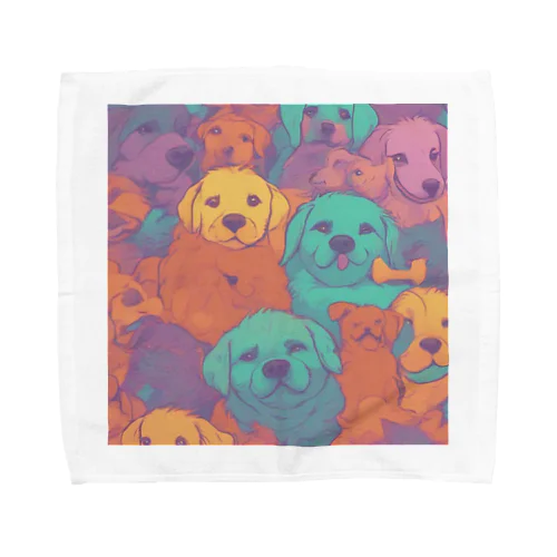 犬の仲間たち Towel Handkerchief