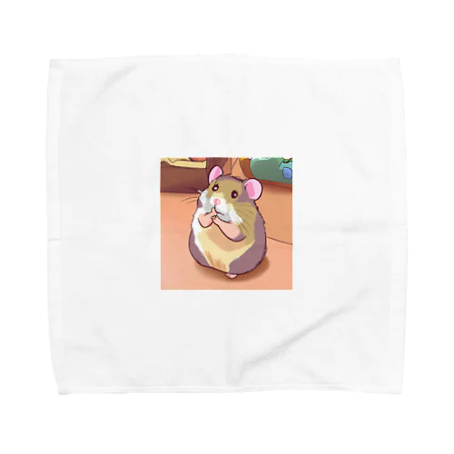 ちょーかわいいハムスターイラストグッズ Towel Handkerchief