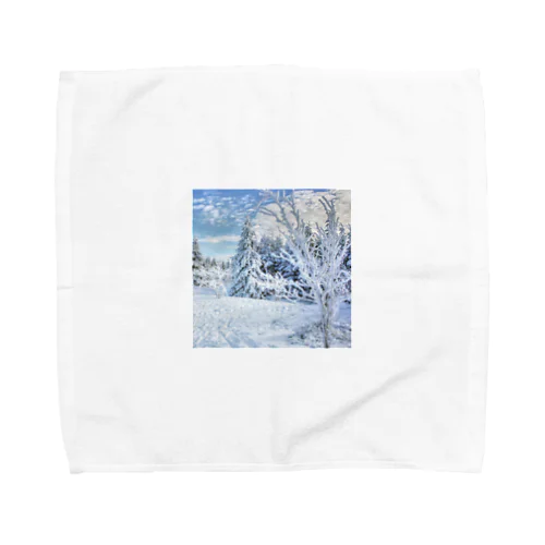 美しい冬の景色 Towel Handkerchief