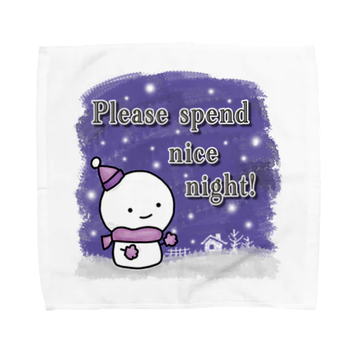 Please spend nice night!/ステキな夜をお過ごし下さい! Towel Handkerchief