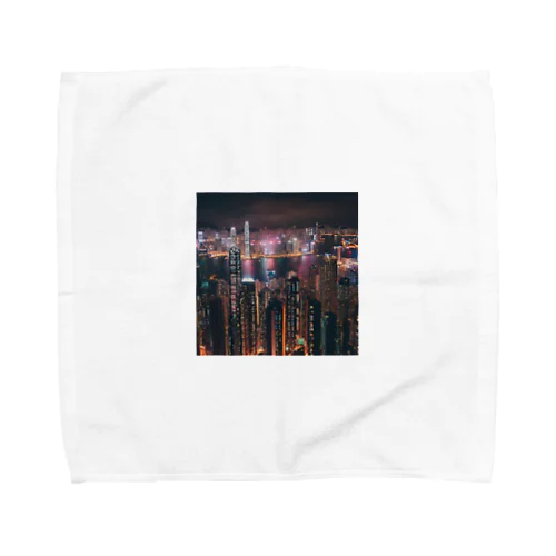 香港の夜景グッズ Towel Handkerchief