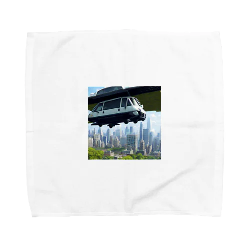 輝かしい未来都市 Towel Handkerchief