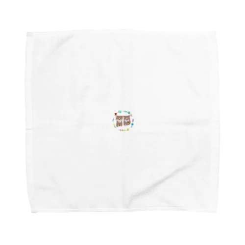 福ちゃん禄ちゃんロゴマークグッズ Towel Handkerchief