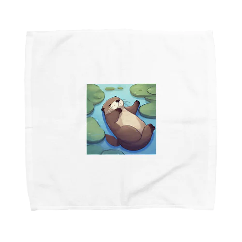 フニャフニャカワウソくん Towel Handkerchief