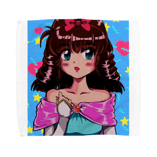 お姫様風昭和アイドル Towel Handkerchief