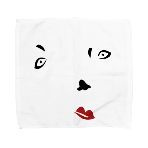 福笑い Towel Handkerchief