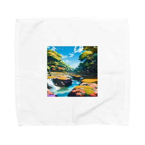 日本庭園 Towel Handkerchief