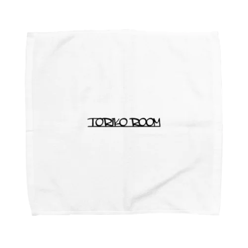 「TORIKO ROOM」ショップロゴアイテム フォントブラック Towel Handkerchief