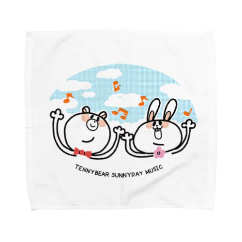 TENNYBEAR SUNNYDAY MUSIC Towel Handkerchief