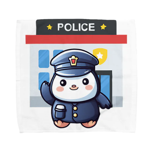 ペンギン警察官 Towel Handkerchief