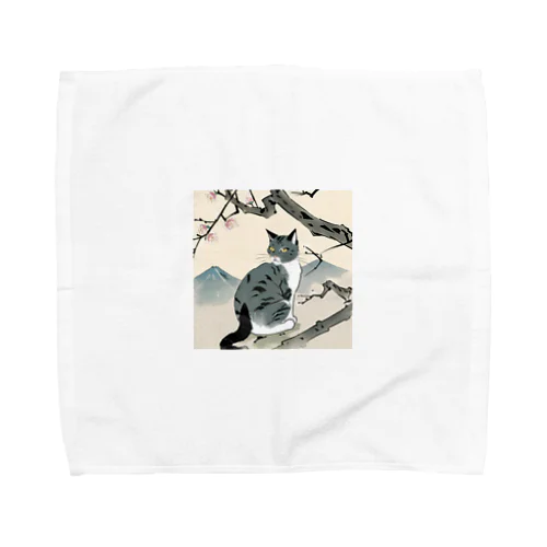 浮世絵猫 Towel Handkerchief