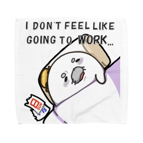 三国志あざらし　さんざらし　三国志　とてもつらい　社畜 Towel Handkerchief
