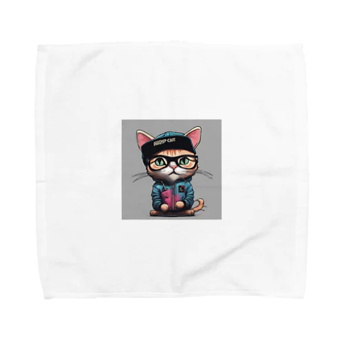 ヒップホップ猫 Towel Handkerchief