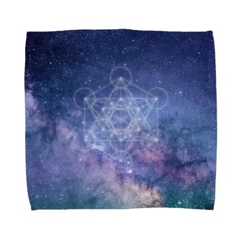 宇宙TEE001（神聖幾何学） Towel Handkerchief
