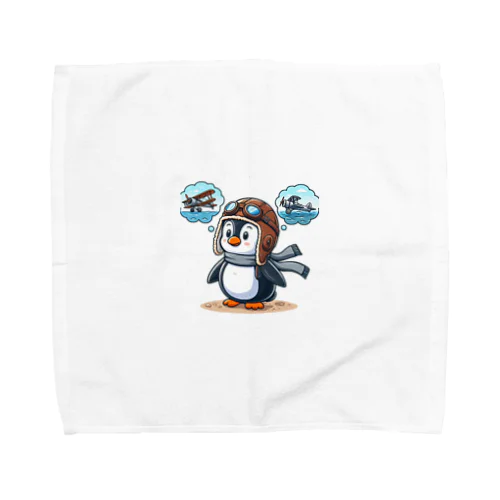 空を飛びたいペンギン Towel Handkerchief