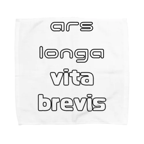 ars longa vita brevis タオルハンカチ