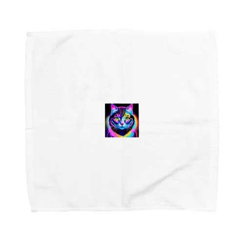 カラフルキャット Towel Handkerchief