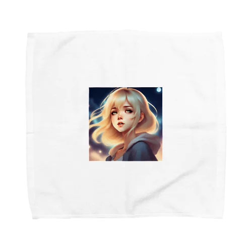 儚き美少女 Towel Handkerchief
