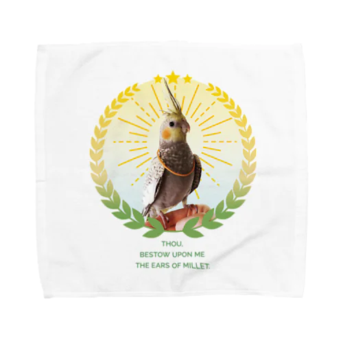 オカメの願い Towel Handkerchief