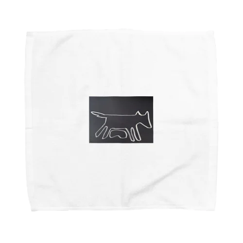 馬の背(青色のグッズ用) Towel Handkerchief