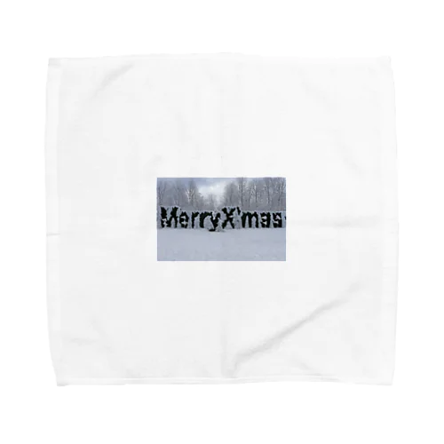 Merry Christmas Towel Handkerchief