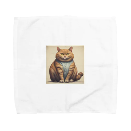 ぽっちゃり猫 Towel Handkerchief