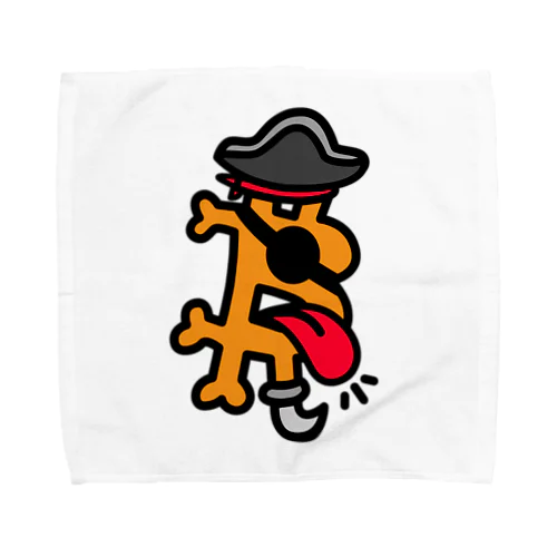 B - A Pirate Towel Handkerchief