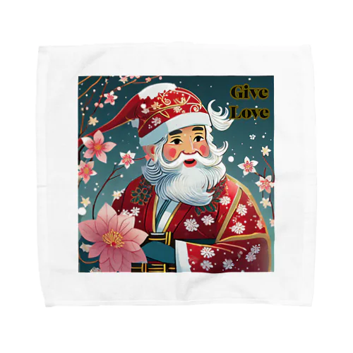 GiveLoveSanta Towel Handkerchief