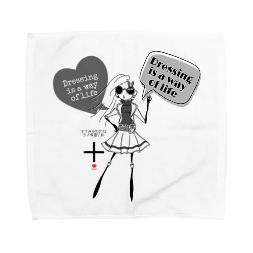 うさloveガール Towel Handkerchief