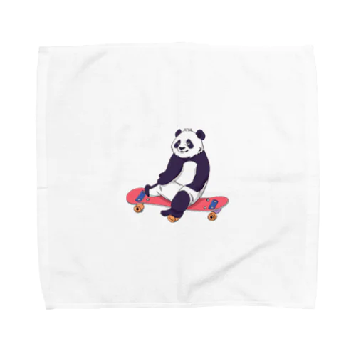 ダイカット ある日のぱんだ Towel Handkerchief