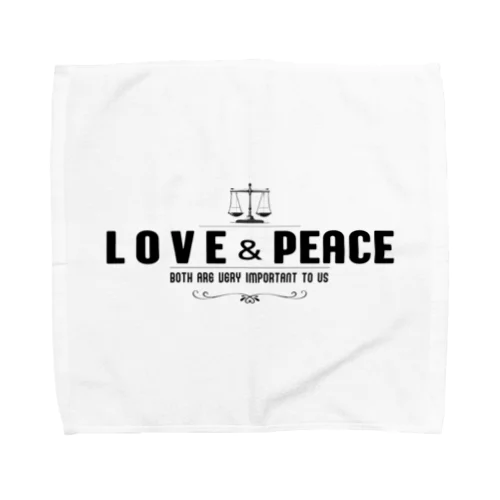 つりあう天秤（LOVE & PEACE) Towel Handkerchief