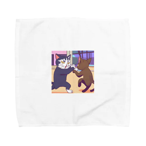 タイマン猫 Towel Handkerchief