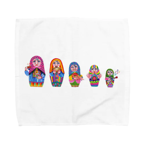 マトリョーシカのマト子ちゃん Towel Handkerchief