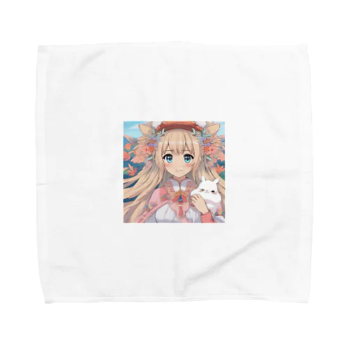 ほわほわガール Towel Handkerchief