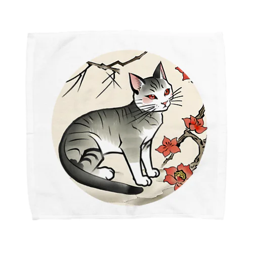 和風猫 Towel Handkerchief