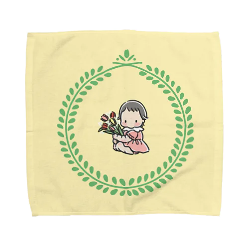 花 Towel Handkerchief